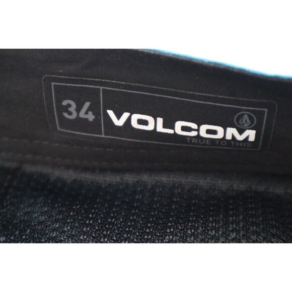 Volcom A3212302 Men's Sz 34 Ocean Teal Slub Frickin Cross Shred 20 Hybrid Shorts - Picture 4 of 9